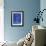 PP25 Faded Blueprint-Borders Cole-Framed Giclee Print displayed on a wall