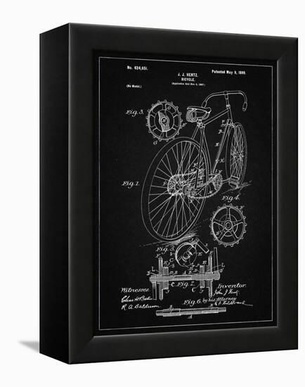 PP25 Vintage Black-Borders Cole-Framed Premier Image Canvas