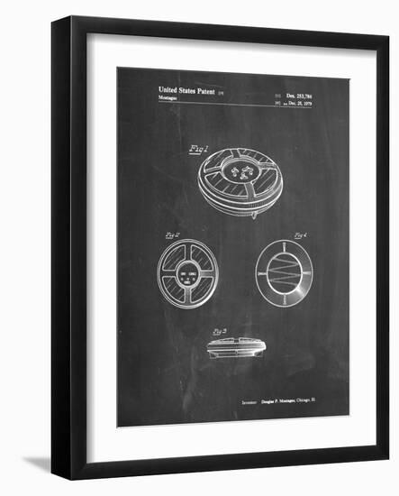 PP253-Chalkboard Simon Patent Poster-Cole Borders-Framed Giclee Print