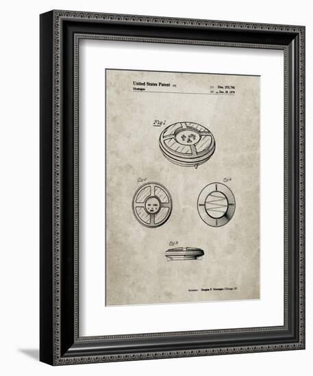 PP253-Sandstone Simon Patent Poster-Cole Borders-Framed Giclee Print