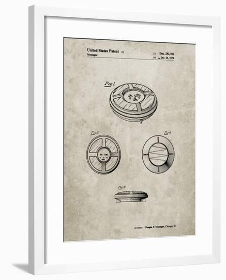 PP253-Sandstone Simon Patent Poster-Cole Borders-Framed Giclee Print