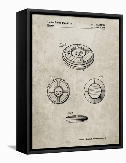 PP253-Sandstone Simon Patent Poster-Cole Borders-Framed Premier Image Canvas