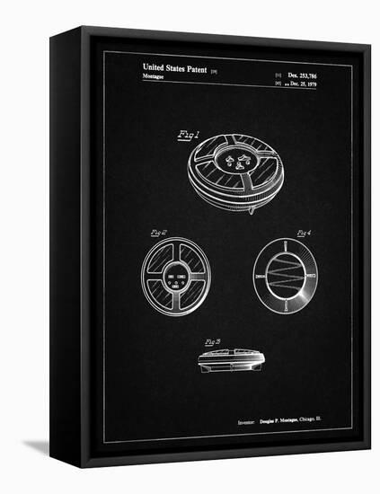 PP253-Vintage Black Simon Patent Poster-Cole Borders-Framed Premier Image Canvas