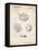 PP253-Vintage Parchment Simon Patent Poster-Cole Borders-Framed Premier Image Canvas
