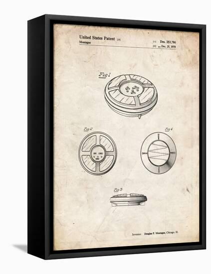 PP253-Vintage Parchment Simon Patent Poster-Cole Borders-Framed Premier Image Canvas