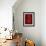 PP26 Burgundy-Borders Cole-Framed Giclee Print displayed on a wall