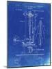 PP26 Faded Blueprint-Borders Cole-Mounted Giclee Print