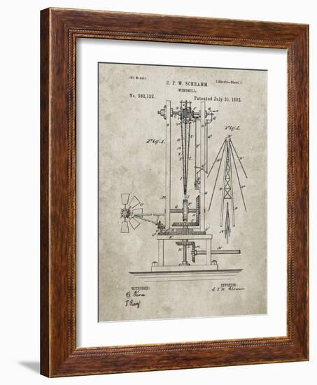 PP26 Sandstone-Borders Cole-Framed Giclee Print