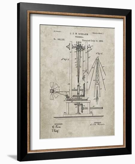 PP26 Sandstone-Borders Cole-Framed Giclee Print