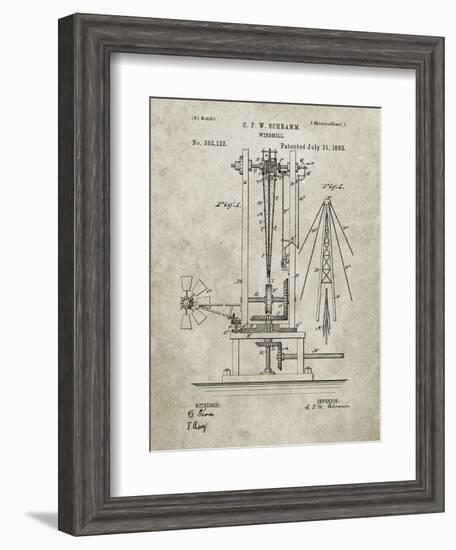 PP26 Sandstone-Borders Cole-Framed Giclee Print