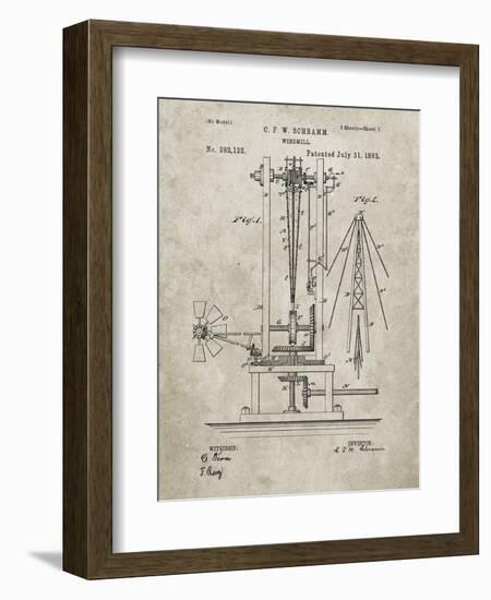 PP26 Sandstone-Borders Cole-Framed Giclee Print