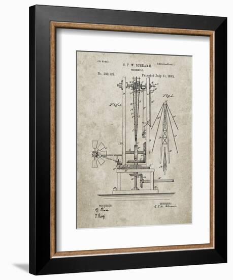 PP26 Sandstone-Borders Cole-Framed Giclee Print