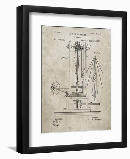 PP26 Sandstone-Borders Cole-Framed Giclee Print