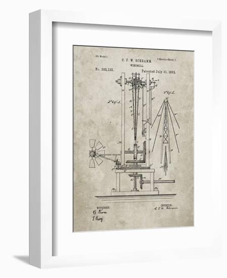 PP26 Sandstone-Borders Cole-Framed Giclee Print