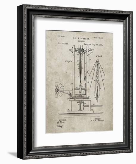 PP26 Sandstone-Borders Cole-Framed Giclee Print