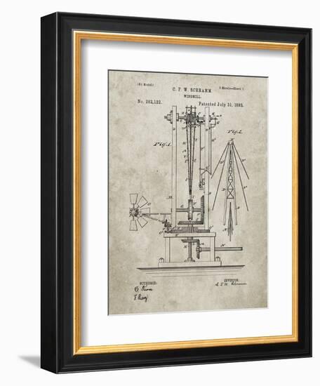 PP26 Sandstone-Borders Cole-Framed Giclee Print