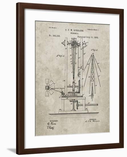 PP26 Sandstone-Borders Cole-Framed Giclee Print