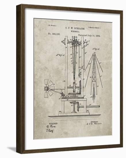 PP26 Sandstone-Borders Cole-Framed Giclee Print