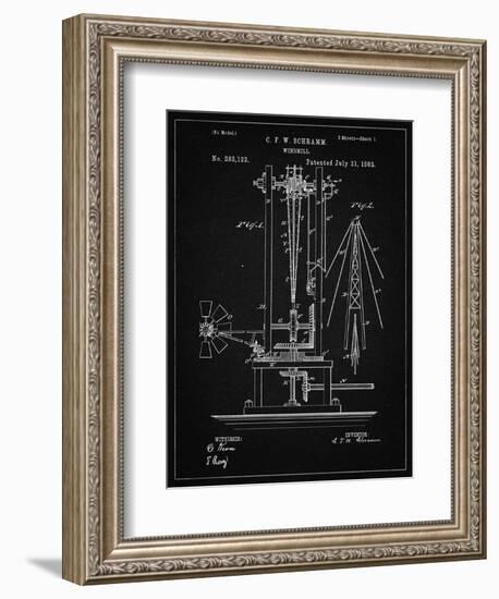 PP26 Vintage Black-Borders Cole-Framed Giclee Print