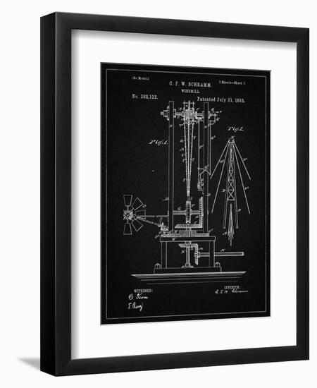 PP26 Vintage Black-Borders Cole-Framed Giclee Print