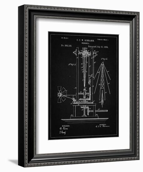 PP26 Vintage Black-Borders Cole-Framed Giclee Print