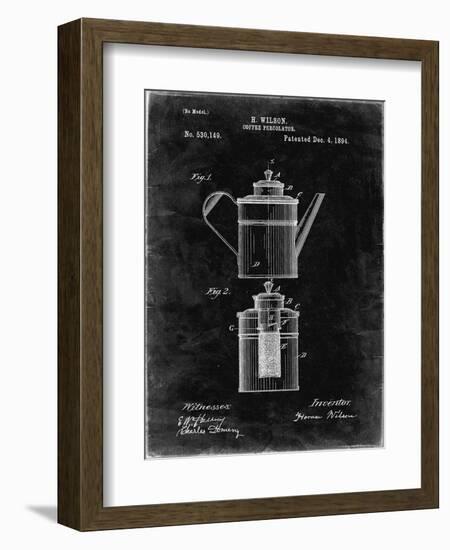 PP27 Black Grunge-Borders Cole-Framed Premium Giclee Print