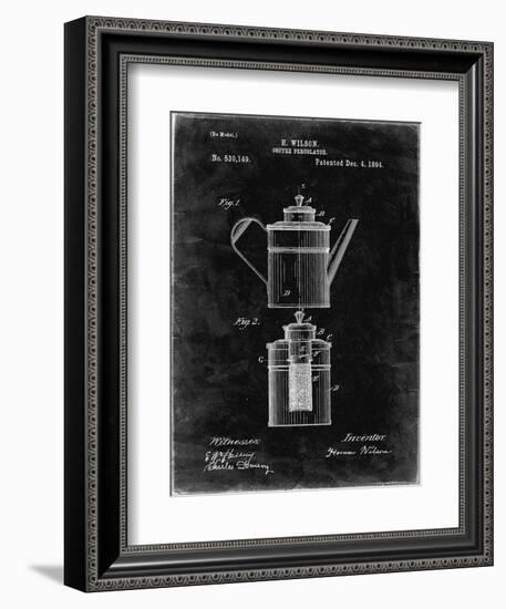 PP27 Black Grunge-Borders Cole-Framed Premium Giclee Print