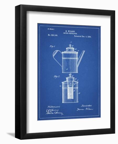 PP27 Blueprint-Borders Cole-Framed Giclee Print