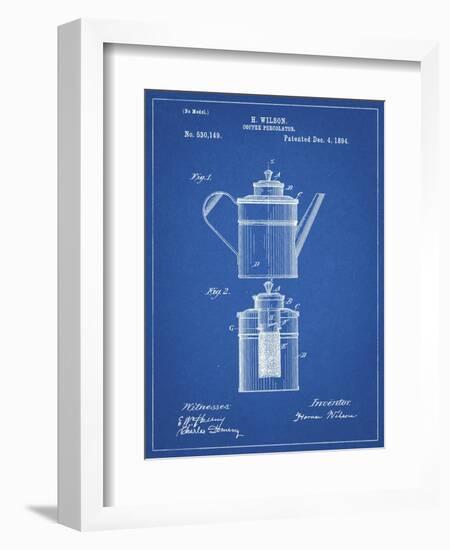 PP27 Blueprint-Borders Cole-Framed Giclee Print