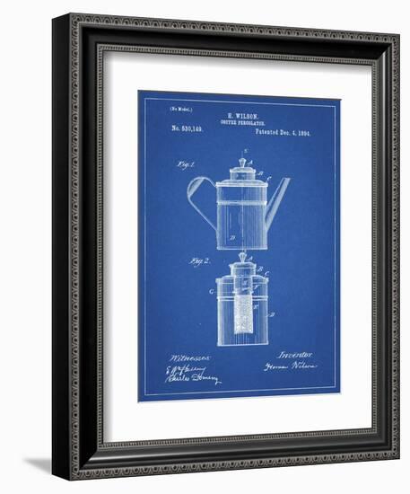 PP27 Blueprint-Borders Cole-Framed Giclee Print