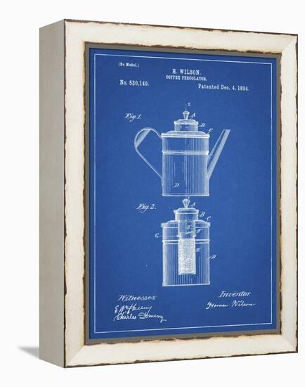 PP27 Blueprint-Borders Cole-Framed Premier Image Canvas