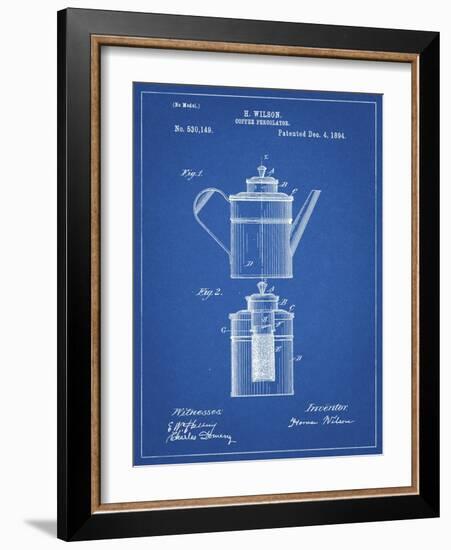 PP27 Blueprint-Borders Cole-Framed Giclee Print