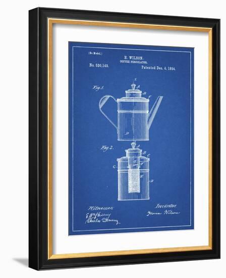 PP27 Blueprint-Borders Cole-Framed Giclee Print