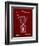 PP27 Burgundy-Borders Cole-Framed Giclee Print