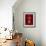 PP27 Burgundy-Borders Cole-Framed Giclee Print displayed on a wall