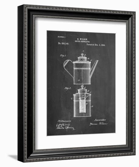 PP27 Chalkboard-Borders Cole-Framed Premium Giclee Print