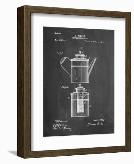 PP27 Chalkboard-Borders Cole-Framed Giclee Print