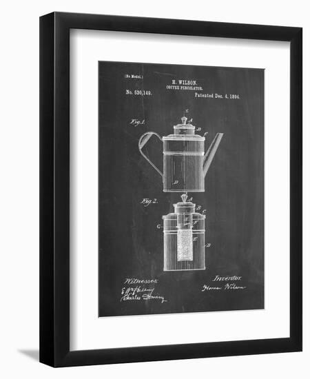 PP27 Chalkboard-Borders Cole-Framed Giclee Print