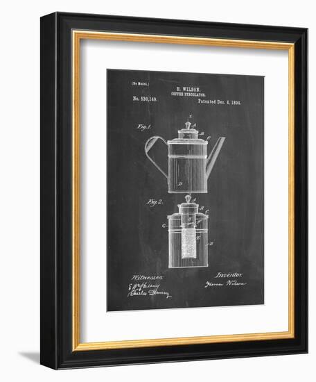 PP27 Chalkboard-Borders Cole-Framed Giclee Print