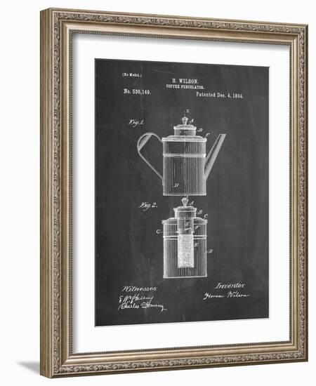 PP27 Chalkboard-Borders Cole-Framed Giclee Print