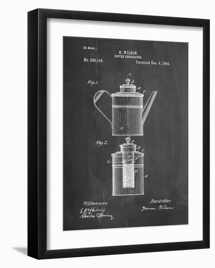 PP27 Chalkboard-Borders Cole-Framed Giclee Print