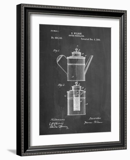 PP27 Chalkboard-Borders Cole-Framed Giclee Print