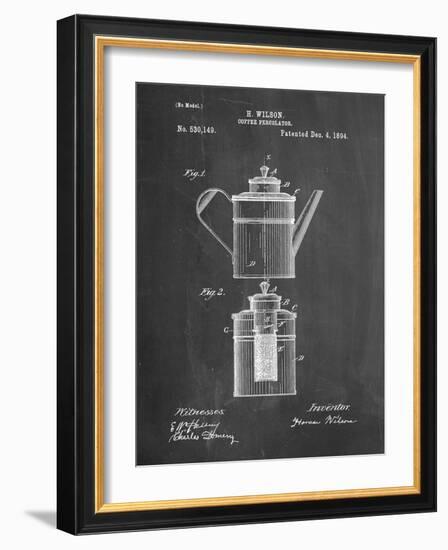 PP27 Chalkboard-Borders Cole-Framed Giclee Print