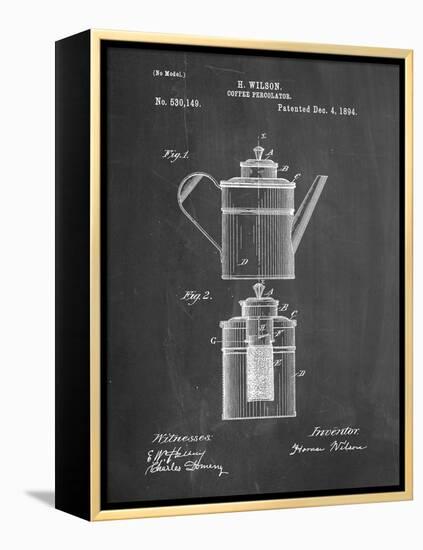 PP27 Chalkboard-Borders Cole-Framed Premier Image Canvas