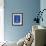 PP27 Faded Blueprint-Borders Cole-Framed Giclee Print displayed on a wall