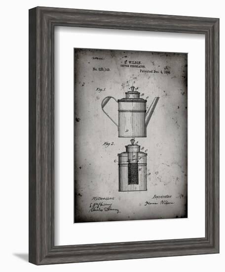 PP27 Faded Grey-Borders Cole-Framed Giclee Print