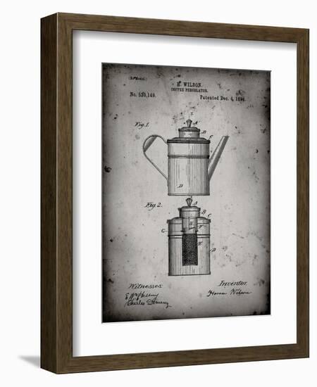 PP27 Faded Grey-Borders Cole-Framed Giclee Print