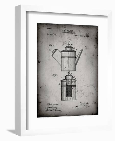 PP27 Faded Grey-Borders Cole-Framed Giclee Print