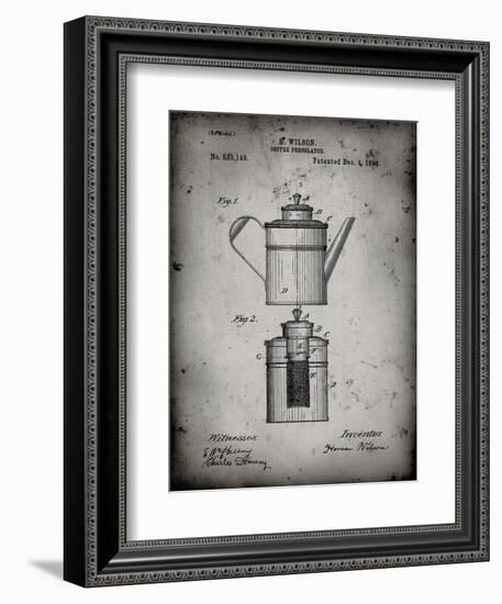 PP27 Faded Grey-Borders Cole-Framed Giclee Print