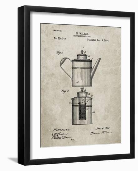 PP27 Sandstone-Borders Cole-Framed Giclee Print